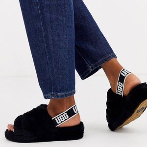 UGG fur slides
